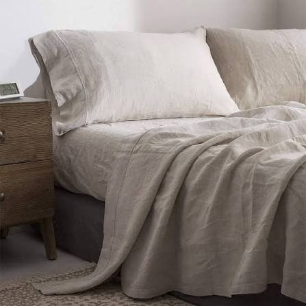 Linen Fitted Sheet Set